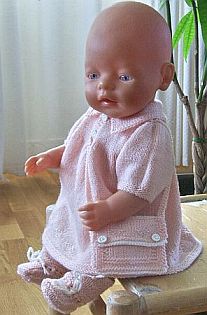 Bizzy Crochet: Simplicity Dress- 18&quot; Doll Clothes Pattern