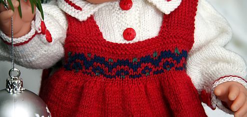 knitting pattern dolls clothes