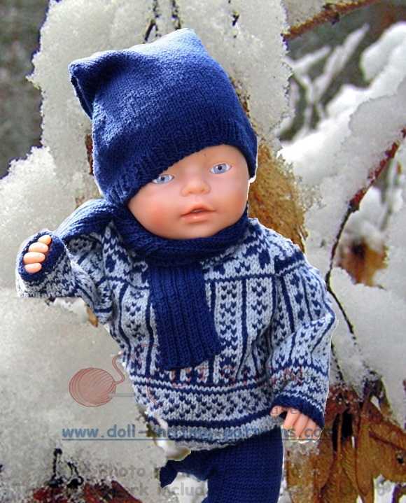 knitting patterns for baby born dolls