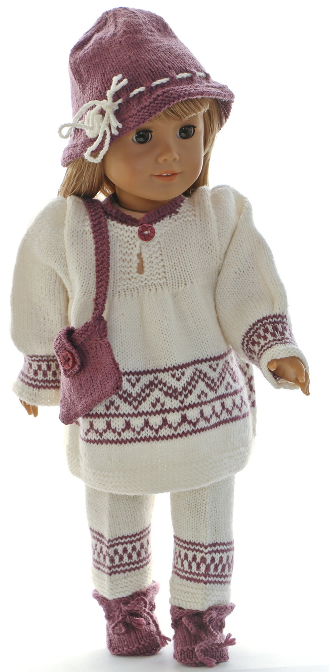 Het is een fantastische outfit voor een mooie pop.