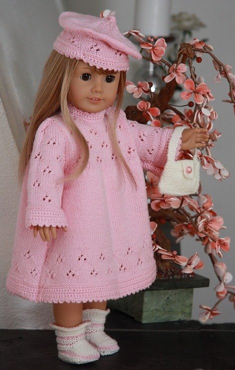Lovely doll clothes in pink