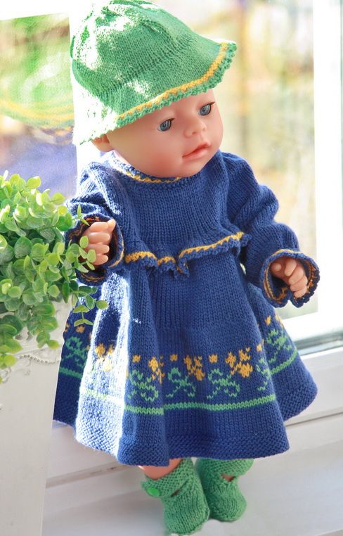 lovely knitting patterns doll clothes