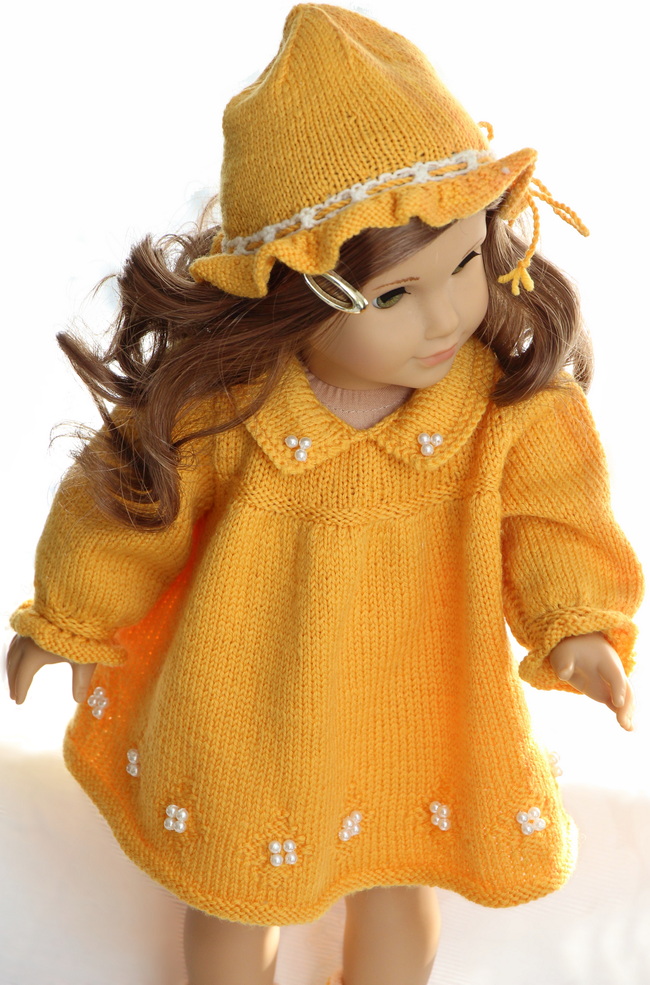 Knitting this Easter outfit for your doll is not just about creating clothes