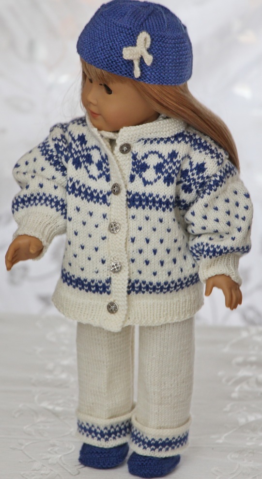 American girl doll strikkeoppskrift