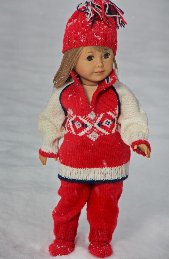 Målfrid Gausel's outstandig dolls clothes knitting patterns