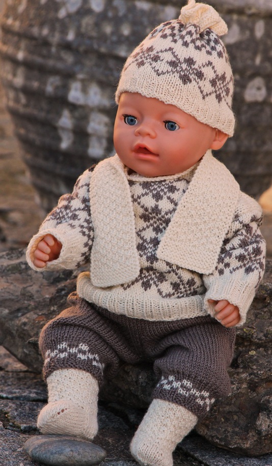 Puppenkleider stricken baby born