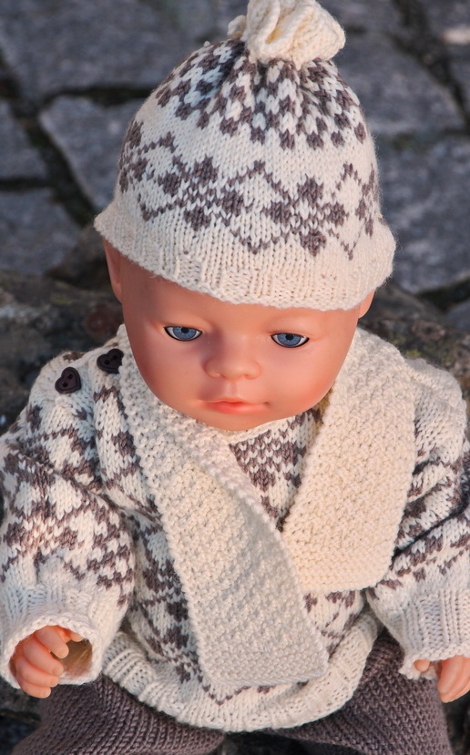 Puppenkleider stricken baby born