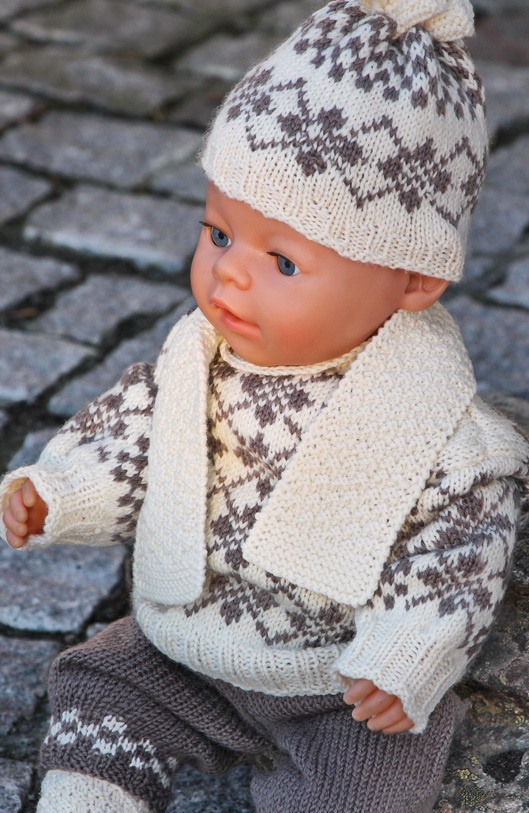 Puppenkleider stricken baby born