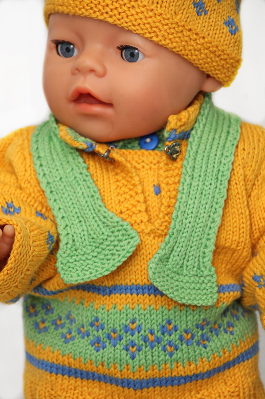 (Passer 18" dukker som Baby born dukke, Alexander dukken, American Girl doll.)
