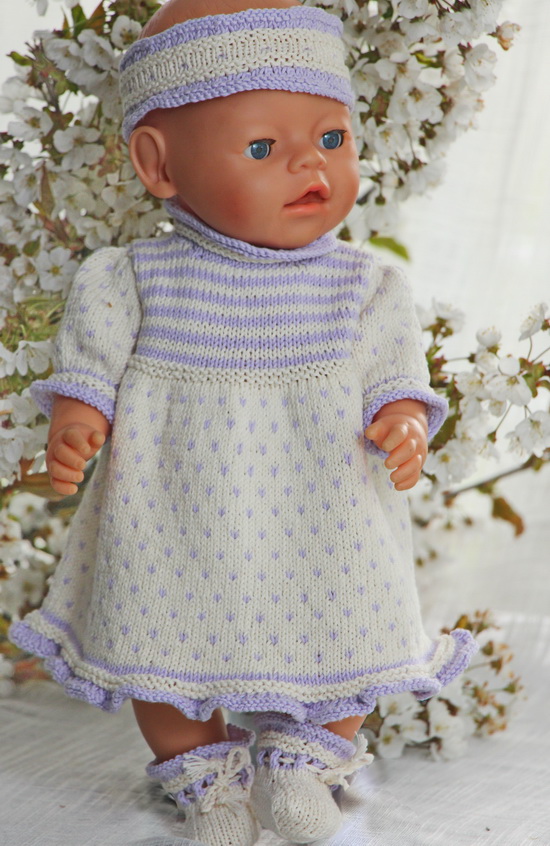 knitted doll clothes for 18 inch doll