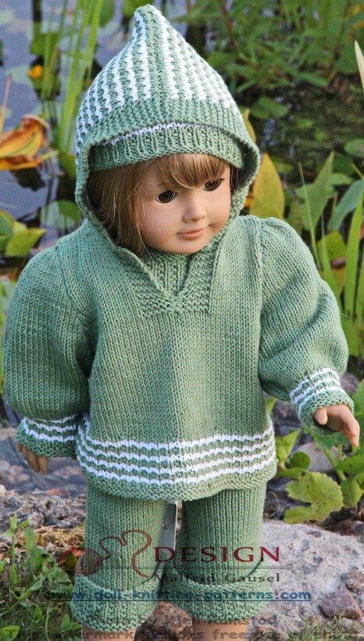 american doll knitting patterns