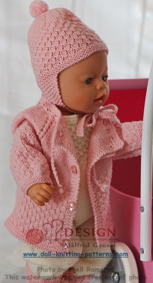 dolls clothes knitting patterns