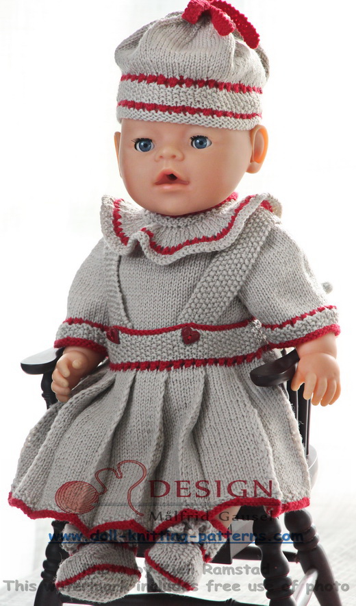 dolls clothes knitting patterns