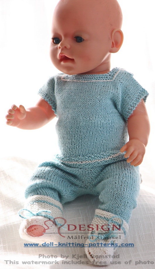 18 doll knitting patterns