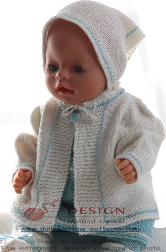 knitting patterns for baby born dolls