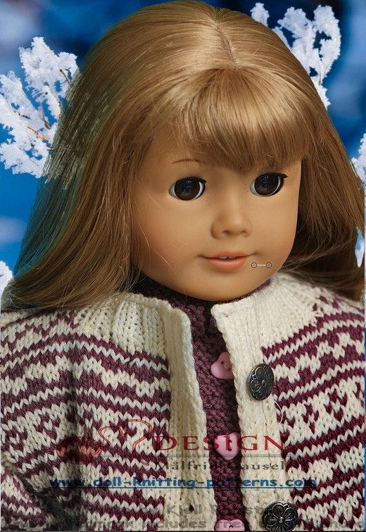 doll sweater knitting pattern