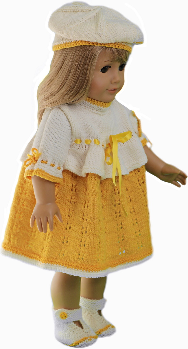 We warmly invite you to embrace the spring season and the joy of Easter with our 0125D Tora doll dress knitting pattern.