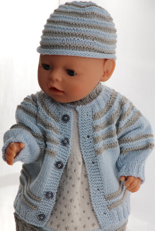 18 doll knitting patterns