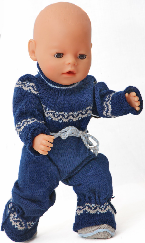 Knitting pattern for baby born