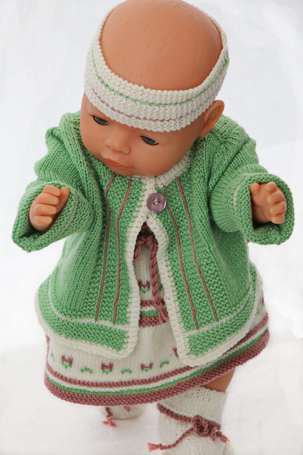 Tricot pour poupee