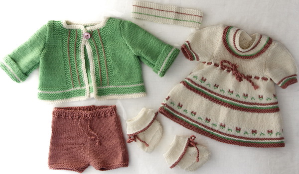 Tricot pour poupee