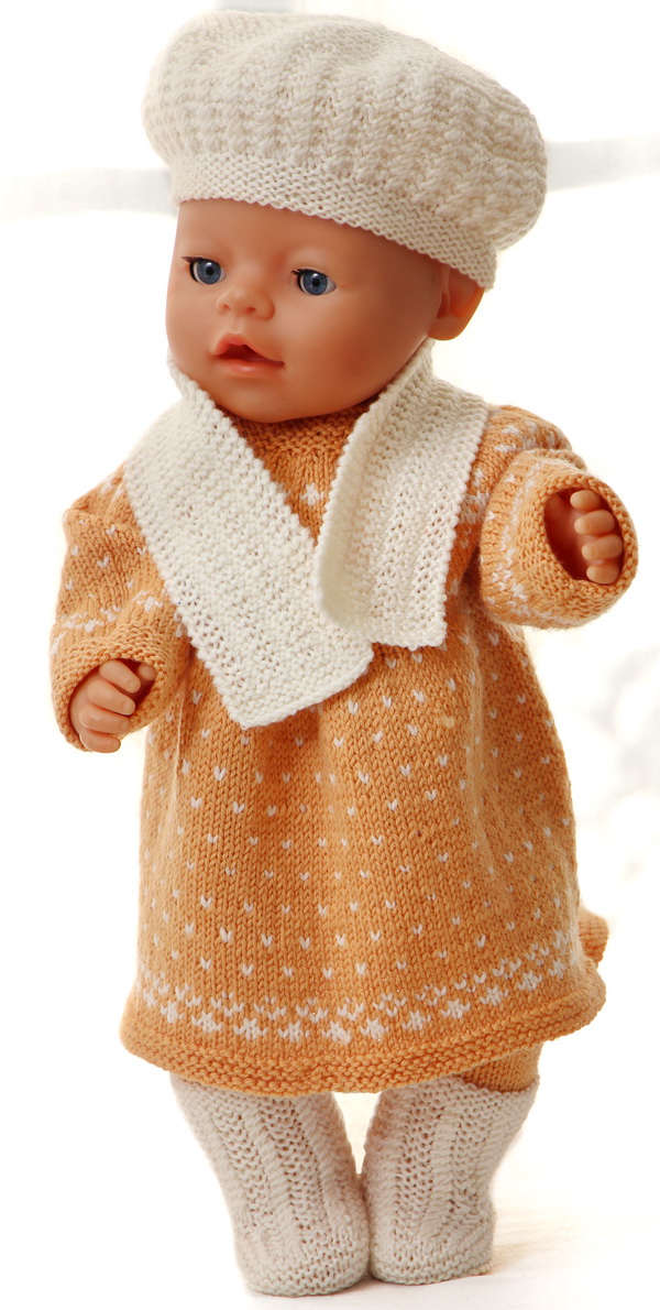 Doll clothes knitting patterns