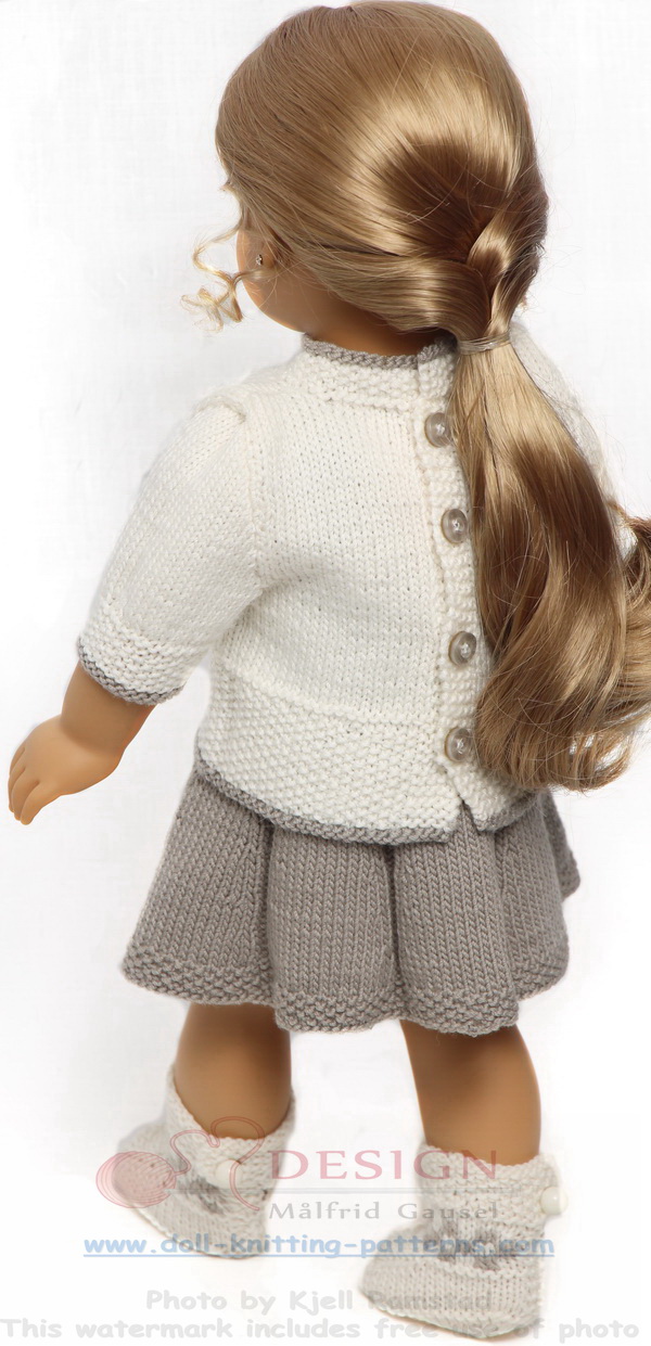Modele tricot pour poupee
