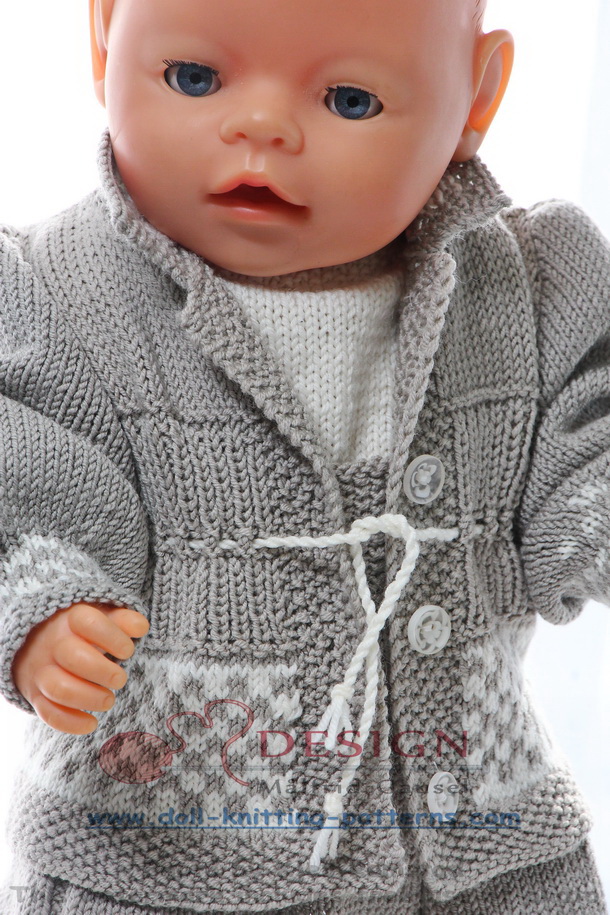 Modele tricot pour poupee