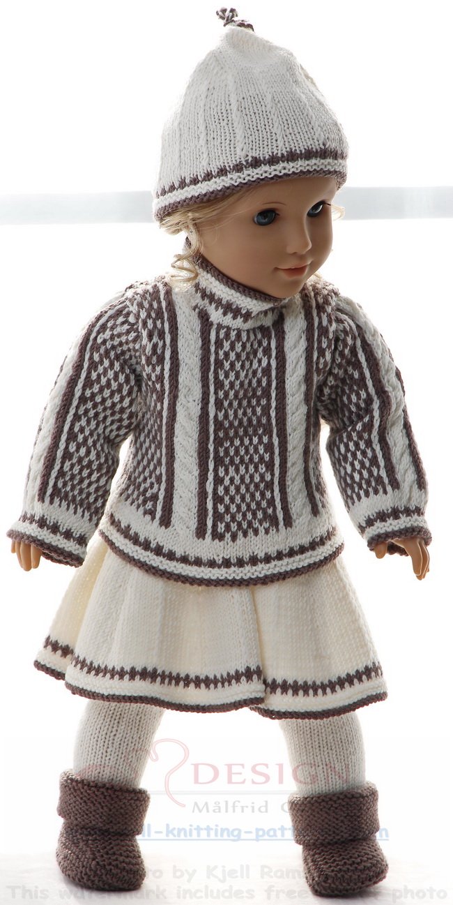 Dolls clothes knitting patterns