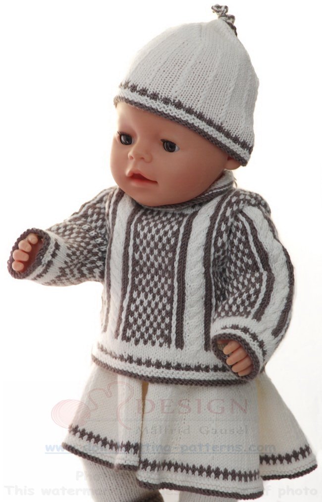 Dolls clothes knitting patterns