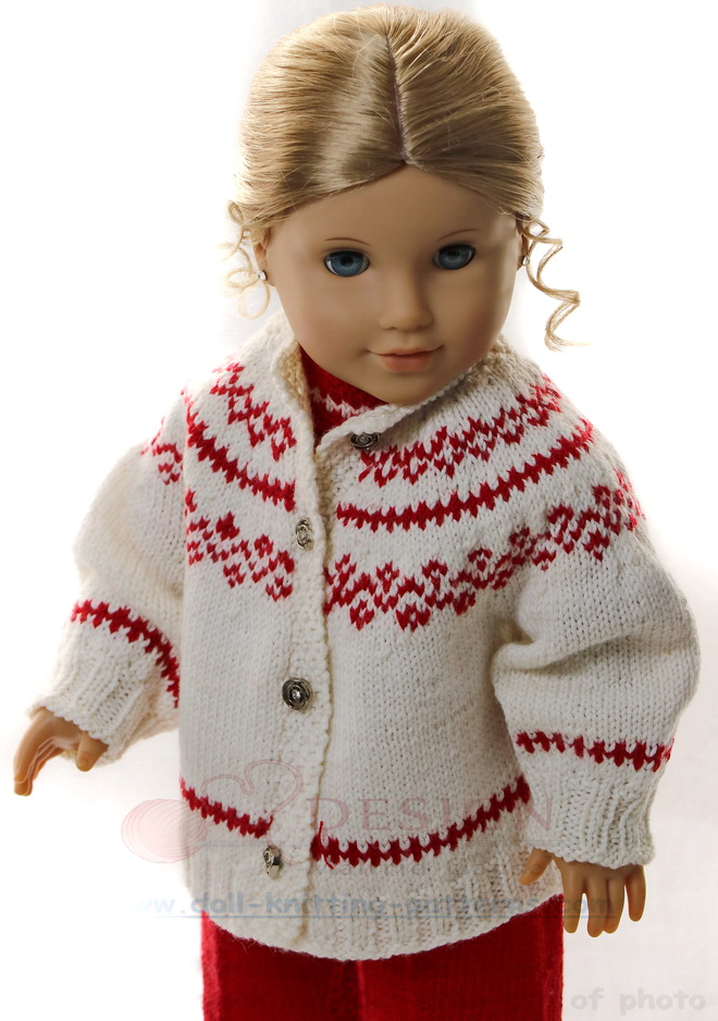 Knitting pattern for dolls clothes