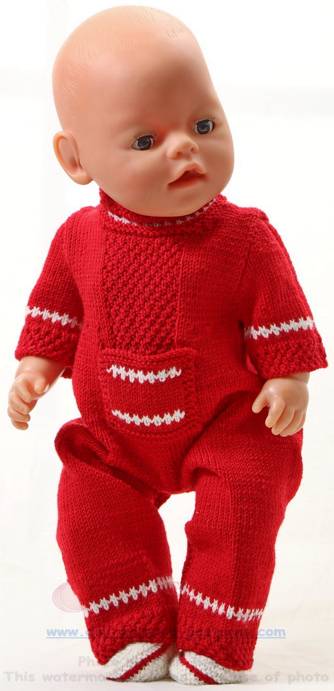 Knitting pattern for dolls clothes