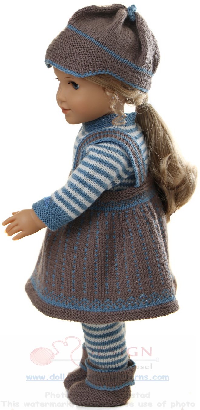 Dolls clothes knitting pattern