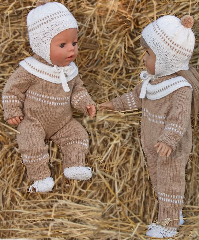 J'espère que vous aimerez tricoter ces vêtements pour votre poupée.