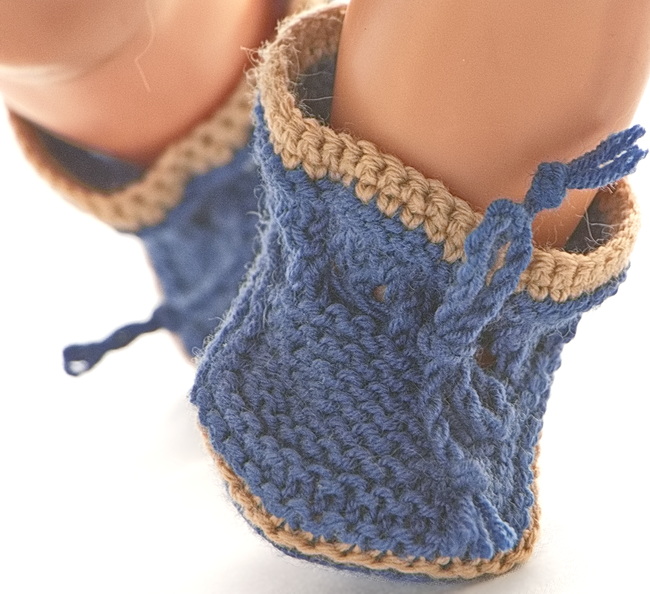 With warm socks