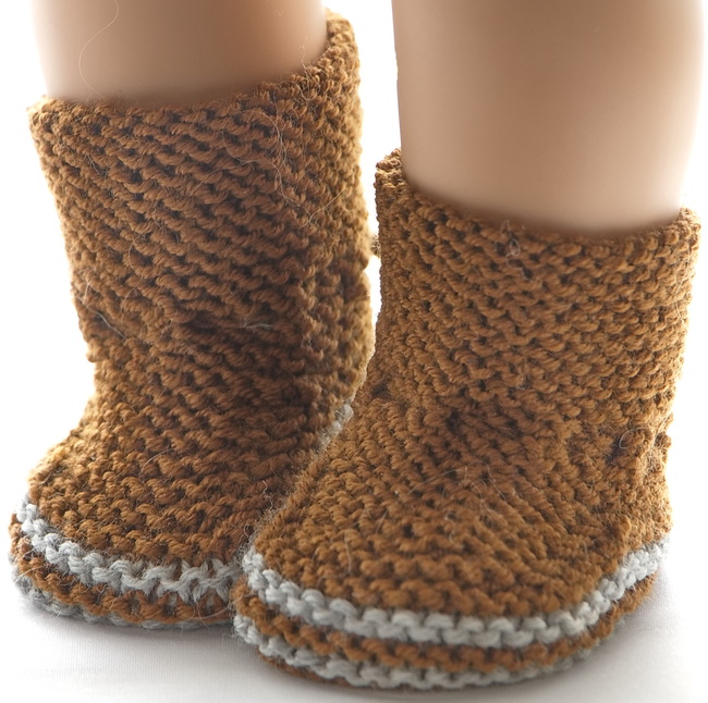 If you prefer, you can knit them in grey instead.