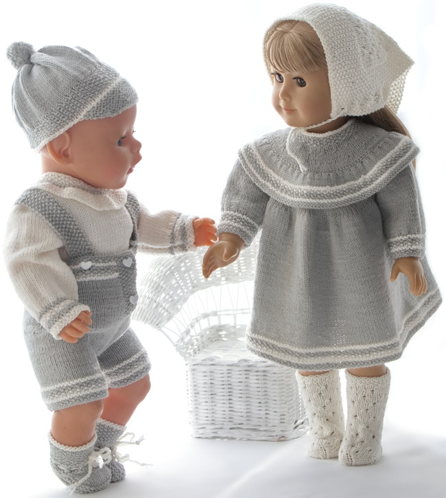 Profitez de l'art du tricot et laissez vos poupées briller dans leurs tenues confectionnées avec amour.