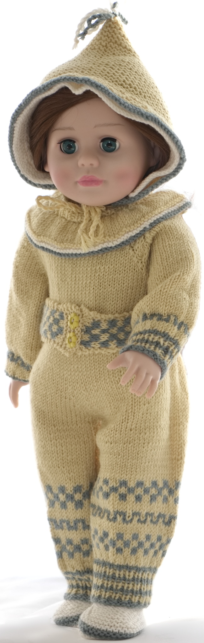 <b>Bella,</b> unsere eigene Puppe, strahlt voller Charme in ihrem Danielle-Outfit – bereit für fröhliche Frühlingsabenteuer.