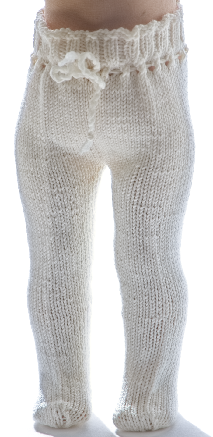 Ferse der Strumpfhose:
Gestrickte Fersenkonstruktion für bessere Passform.